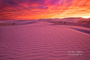 White Sands Epic Sunset