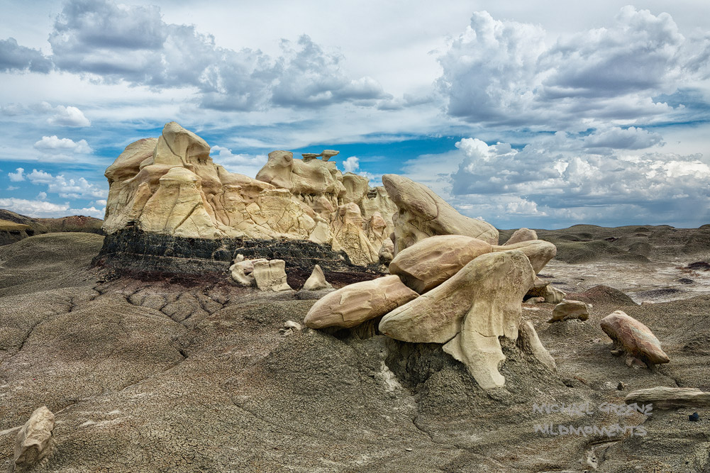 The Bisti Badlands are located in northern New Mexico near Shiprock and Farmington. These vast badlands are a photographer's...