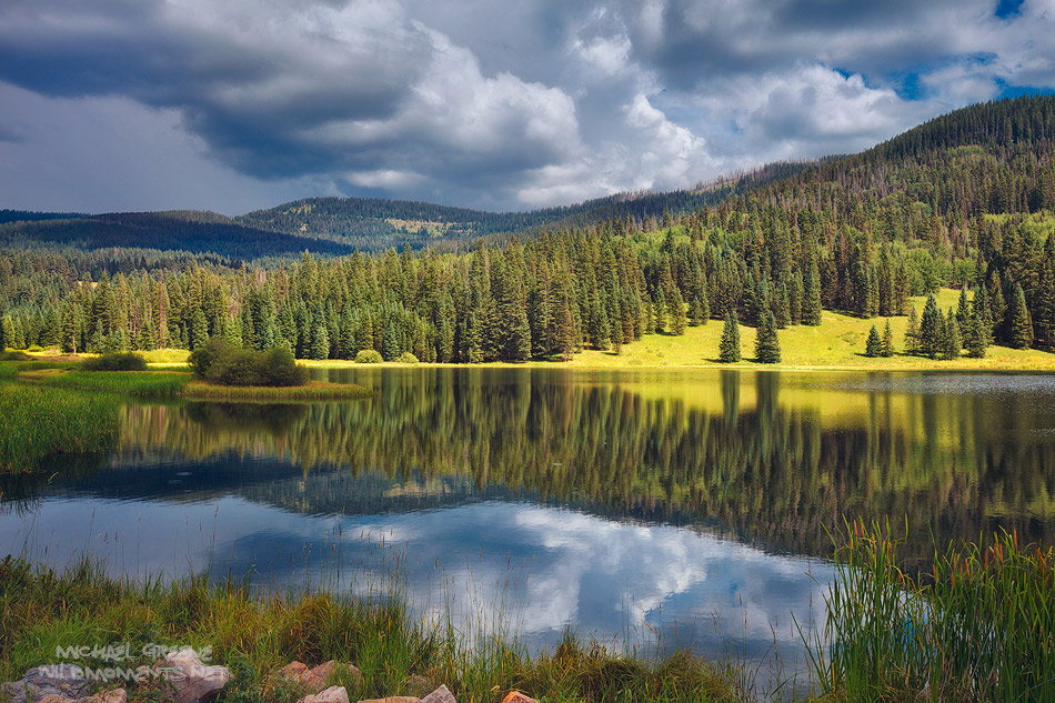 Henderson Lake is a relatively obscure, yet picturesque lake located on Missionary Ridge outside of Durango, Colorado.