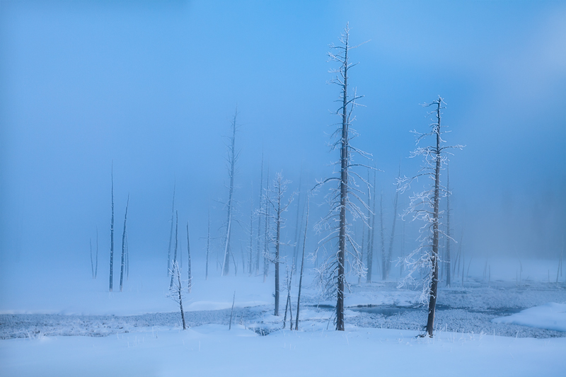 A brief moment in time captured just after sunrise on a frigid morning where temperatures reached 20 below zero. This image was...