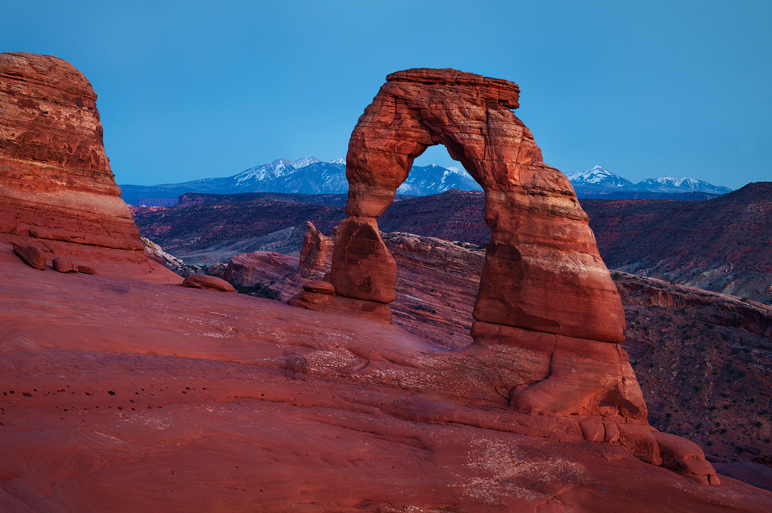 The most famous icon in all of Utah - Delicate Arch pictured here at nightfall. It was my first visit to the arch and although...