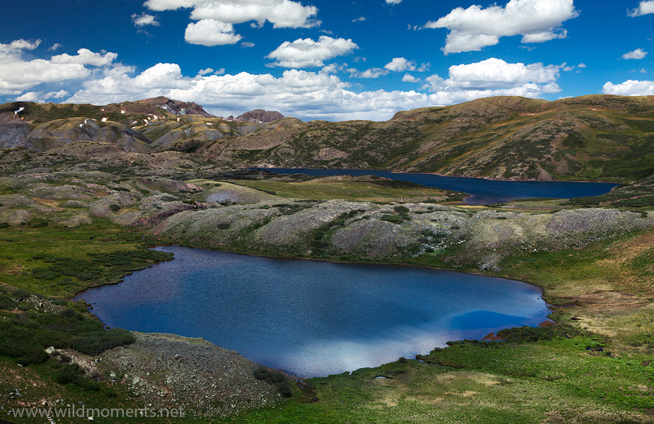 A picture perfect afternoon in the Highland Mary Lakes region of the Weminuche Wilderness of southwestern Colorado. The secret...