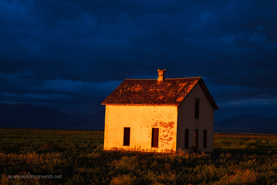 A mesmerizing display of light illuminates an old homestead near Great Sand Dunes National Park, CO. This light quality lasted...