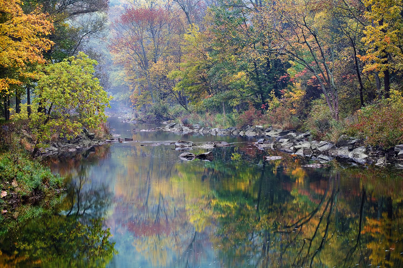 Widely considered one of the best trout fishing&nbsp;streams on the East Coast this image features a softer, more subdued side...